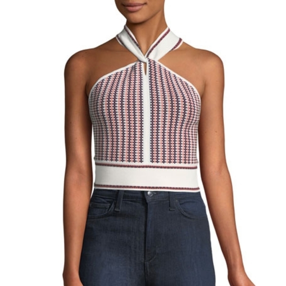 CLUB MONACO Raeni Halter Sweater Wrap Top (NWT) - Picture 9 of 9